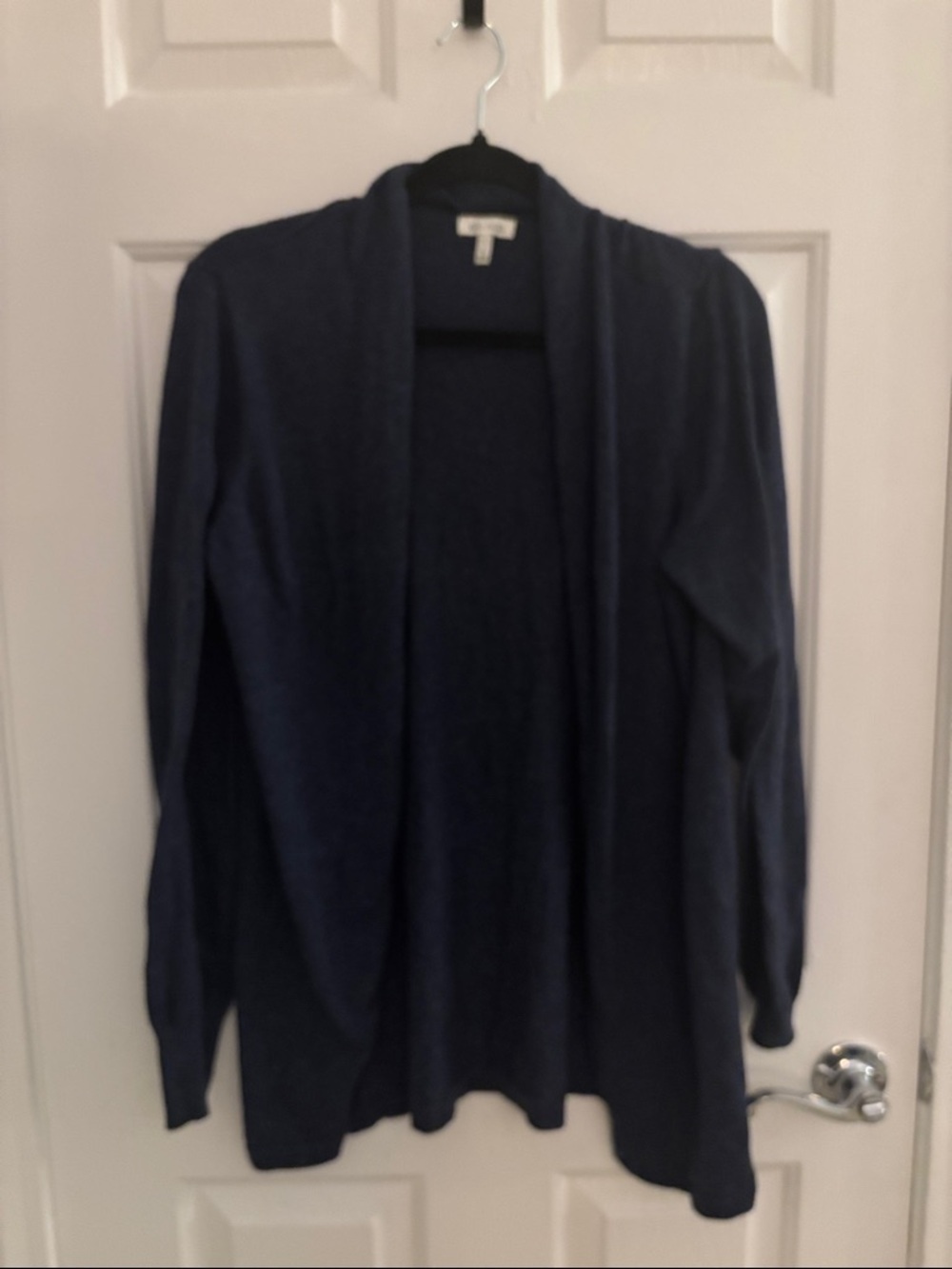 Ella Moss Navy Open Front Cardigan